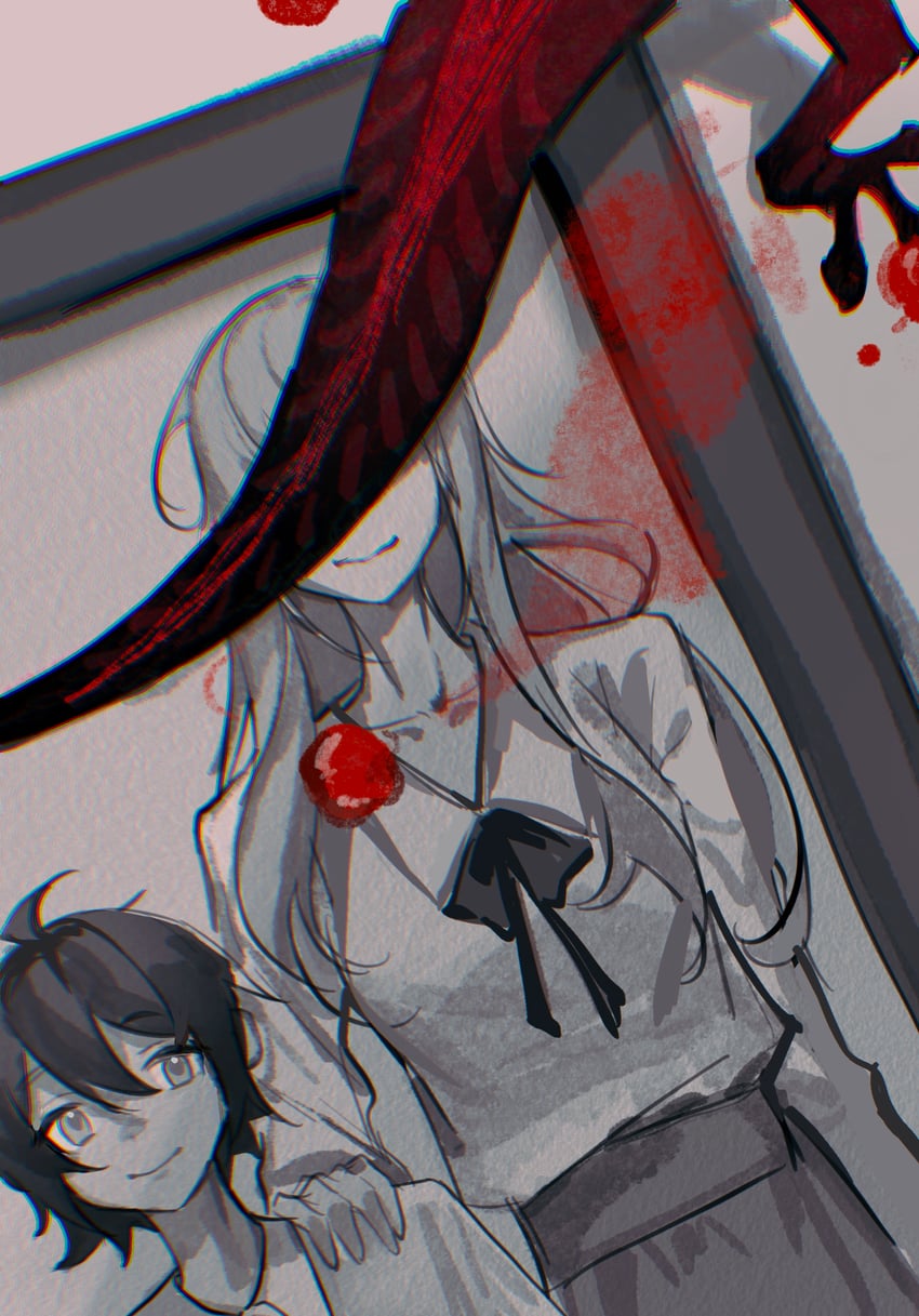 lumian lee and aurore lee (lord of the mysteries and 1 more) drawn by junjungua