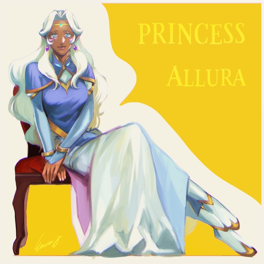 princess allura (voltron and 1 more) drawn by souma_(soumadian)