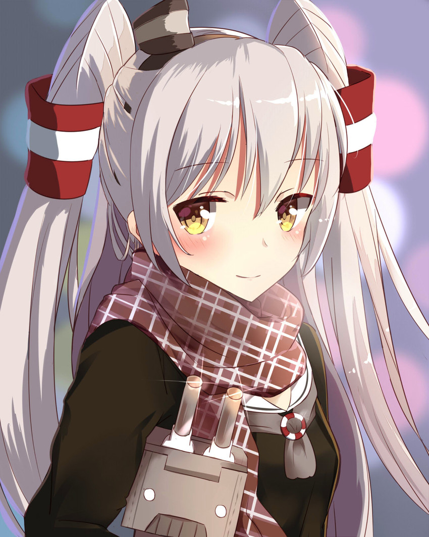 amatsukaze and rensouhou-kun (kantai collection) drawn by kara_(color1087)