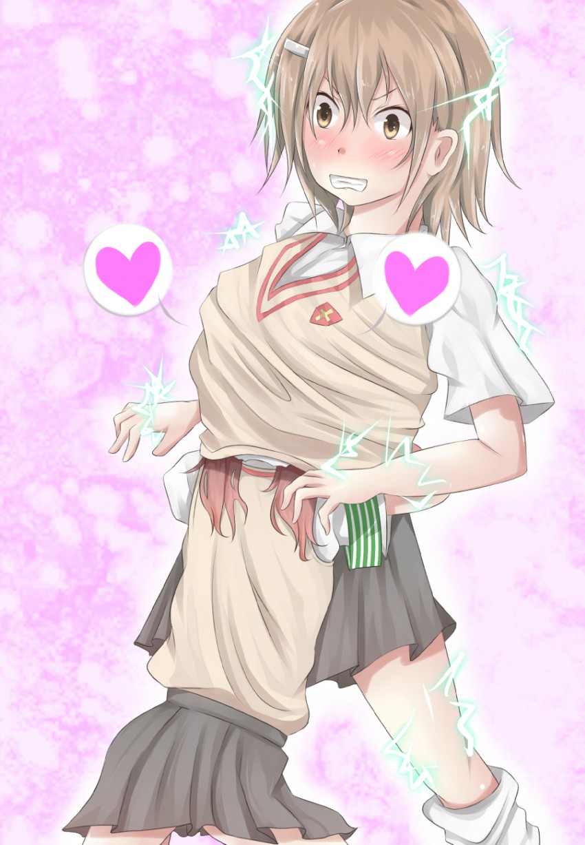 misaka mikoto and shirai kuroko (toaru majutsu no index and 1 more) drawn by shuga_(soranote)