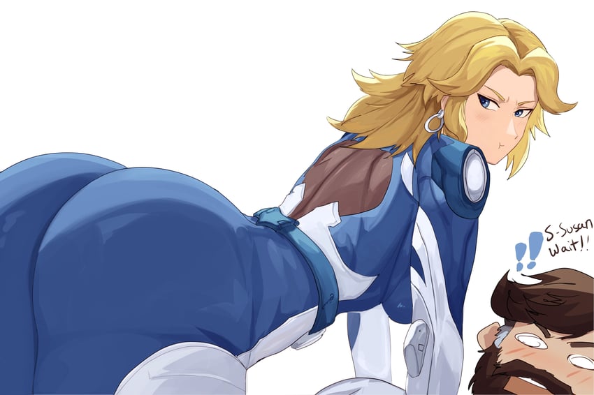 sue storm and reed richards (marvel and 2 more) drawn by akihitoevon
