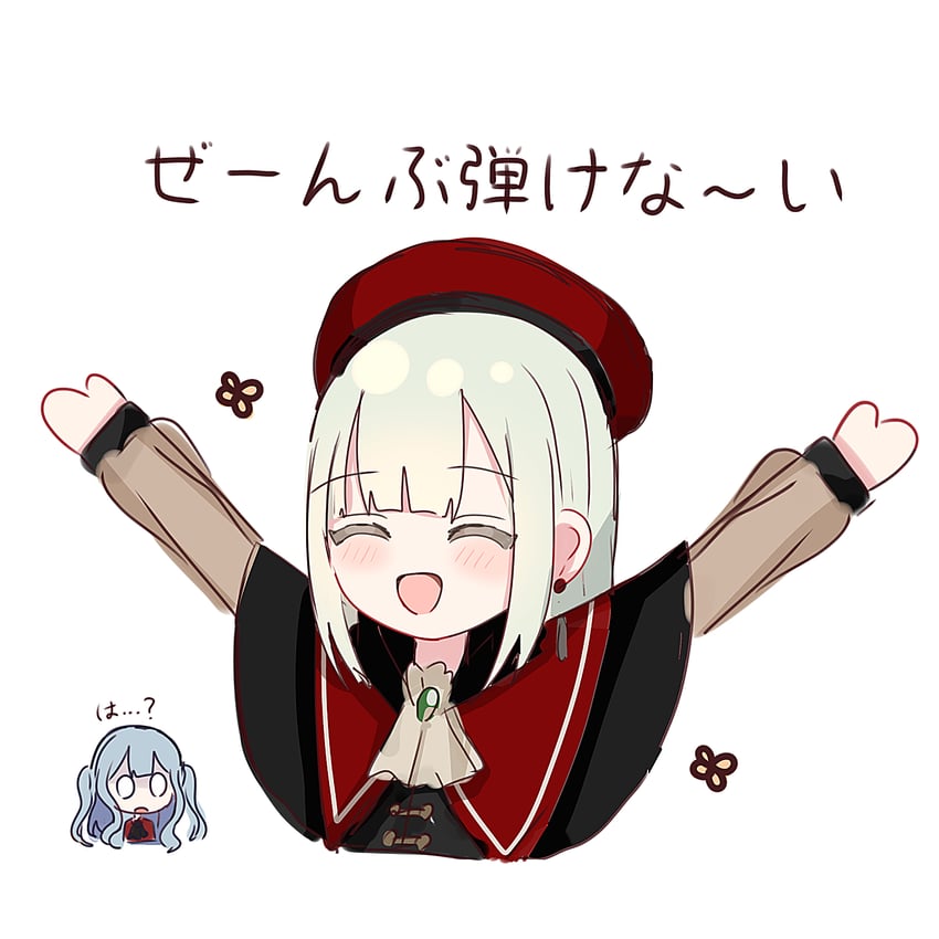 togawa sakiko, wakaba mutsumi, mortis, and oblivionis (bang dream! and 1 more) drawn by shiroiro_obake