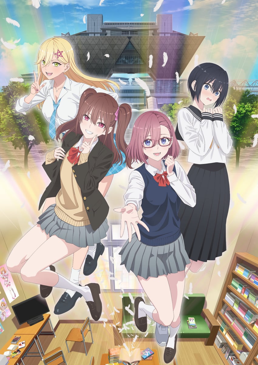 amano ririsa, tachibana mikari, nonoa, and kisaki aria (2.5 jigen no ririsa)