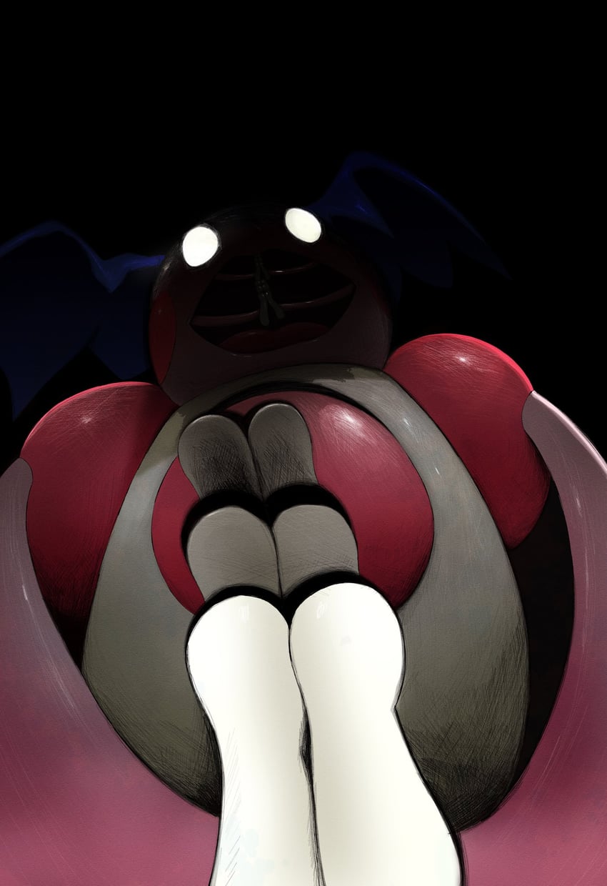 mahito and mr. mime (pokemon and 1 more) drawn by kikkiku629