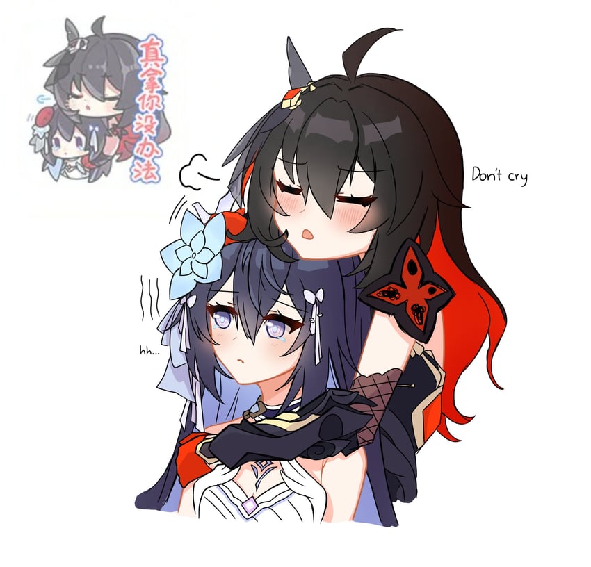 seele vollerei and seele (honkai and 1 more) drawn by haadu08