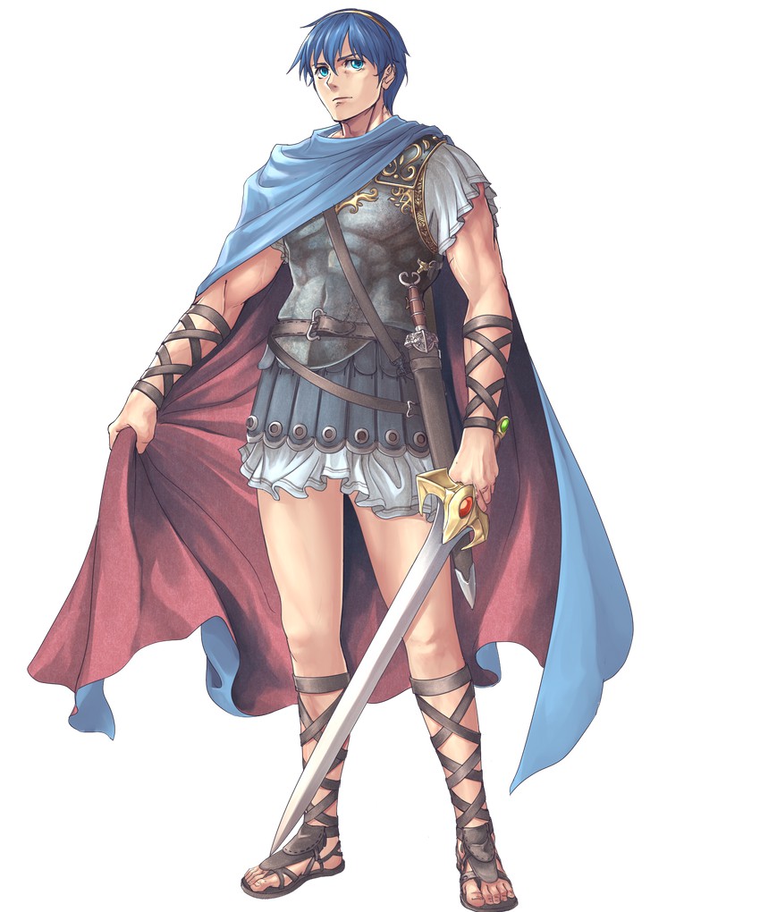 marth (fire emblem and 2 more) drawn by amiba_(nerdamiba)