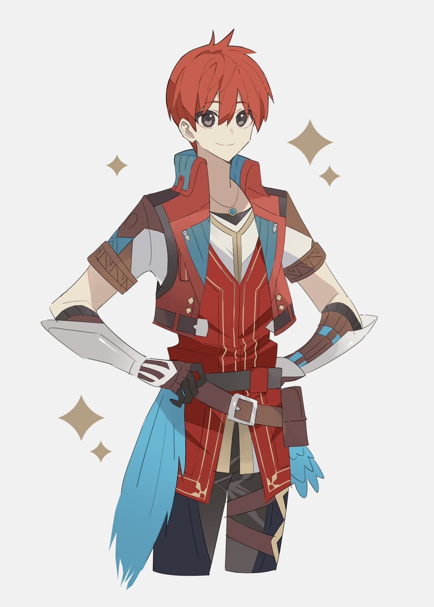 adol christin (ys and 1 more) drawn by george_man