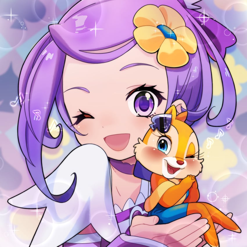 cure sword and clarice (precure and 2 more) drawn by amesafu