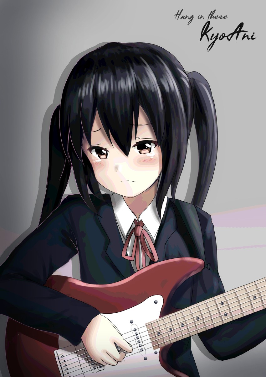 nakano azusa (k-on! and 1 more) drawn by prophosphere