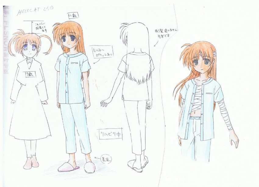 takamachi nanoha (lyrical nanoha and 1 more) drawn by hellcat_240