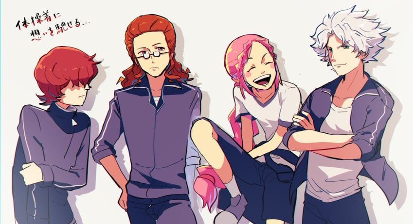 ludwig van beethoven, wolfgang amadeus mozart, franz schubert, and frederic chopin (classicaloid) drawn by sobokuna_uroko