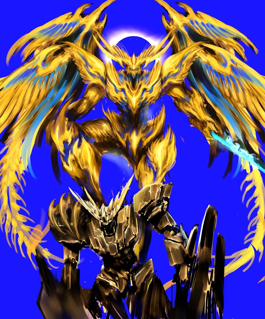 unicorn gundam phenex (gundam and 1 more) drawn by witnesstheabsurd