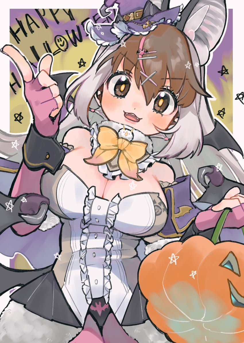 brown long-eared bat (kemono friends and 1 more) drawn by shimazoenohibi