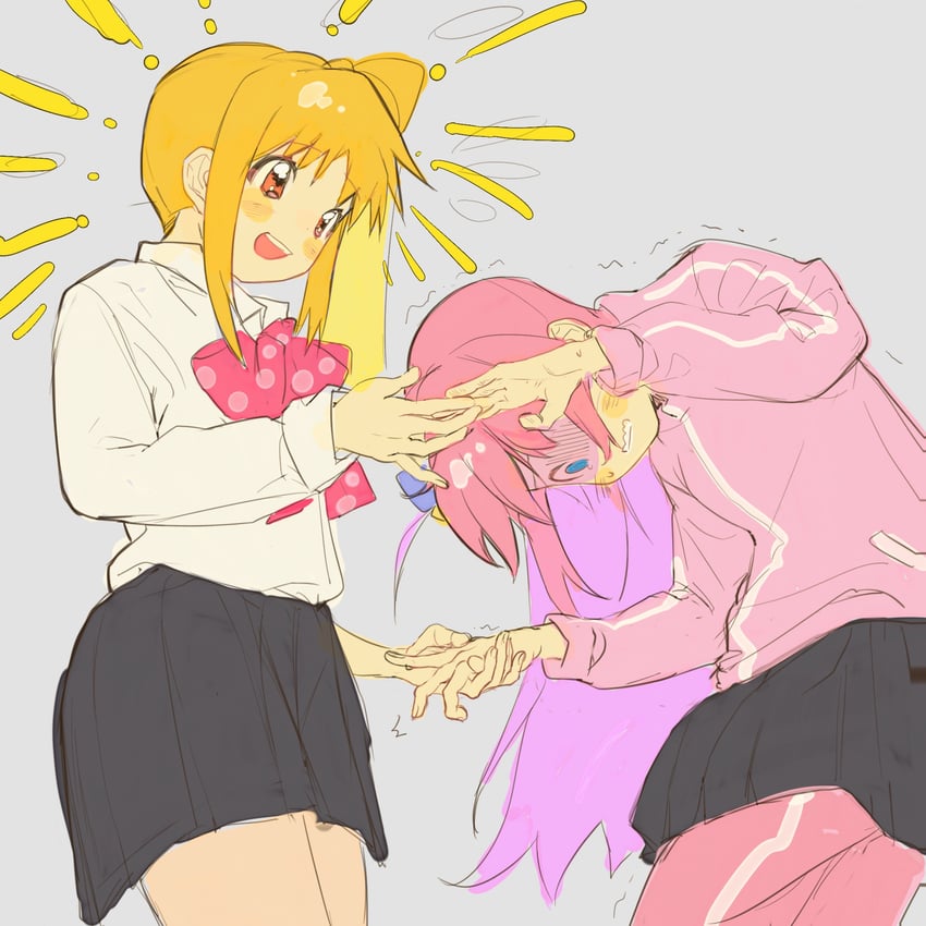 gotoh hitori and ijichi nijika (bocchi the rock!) drawn by esa_(no_chirasu1)