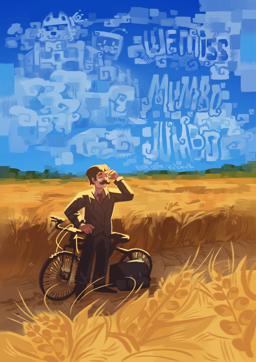 mumbo jumbo, rendog, and grumbot (minecraft youtube and 1 more) drawn by daftaiyo