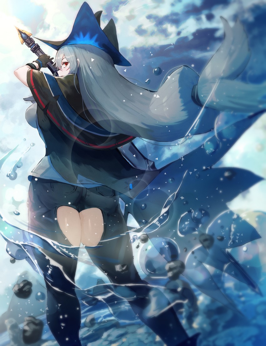 skadi (arknights) drawn by bannouyakunta