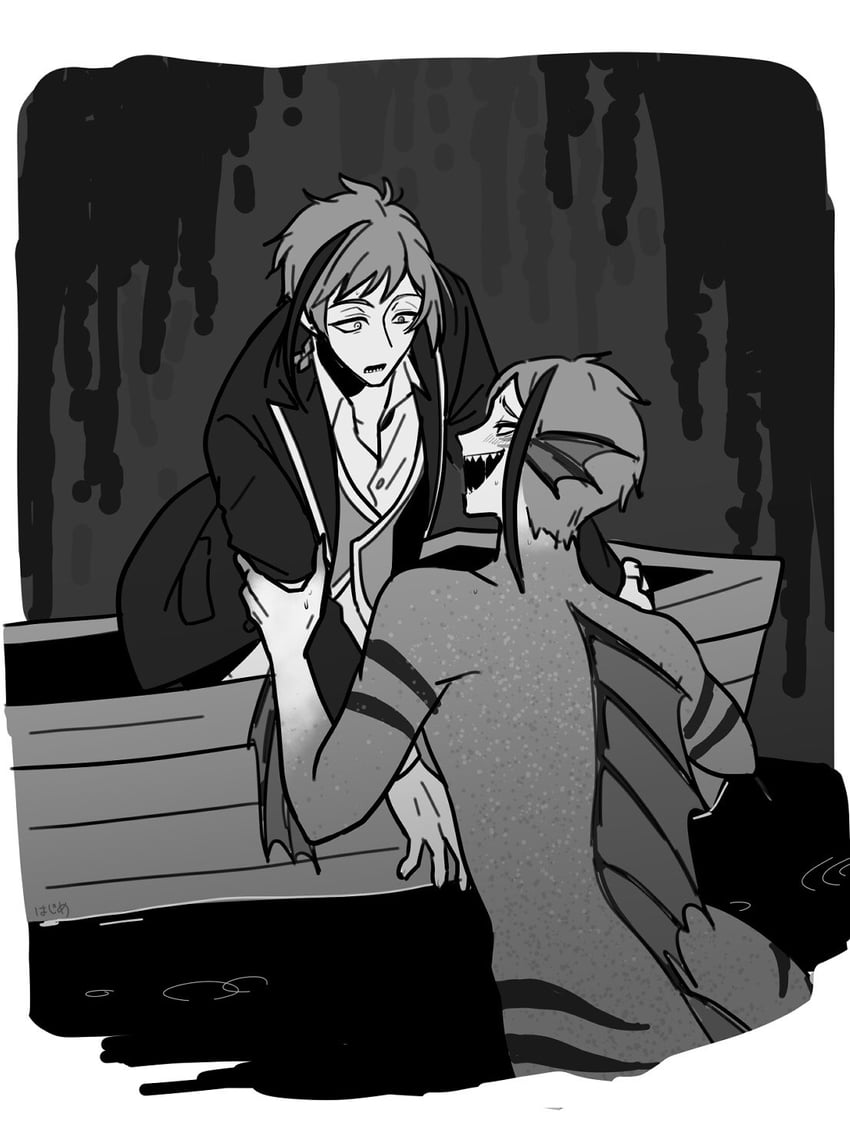 floyd leech and jade leech (twisted wonderland) drawn by nkgph6jv0omfbwq
