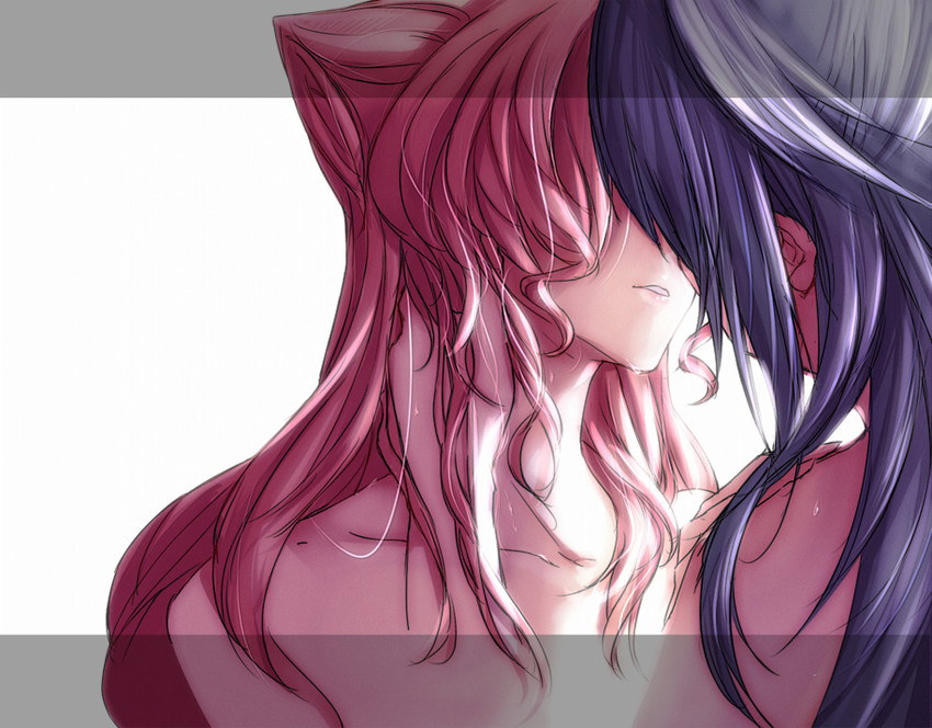 kazanari tsubasa and maria cadenzavna eve (senki zesshou symphogear) drawn by rhapsode