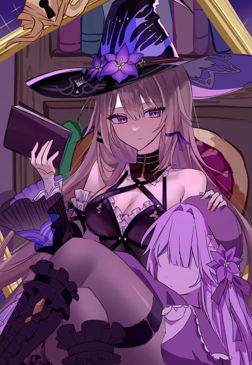 herta and the herta (honkai and 1 more) drawn by eechuu