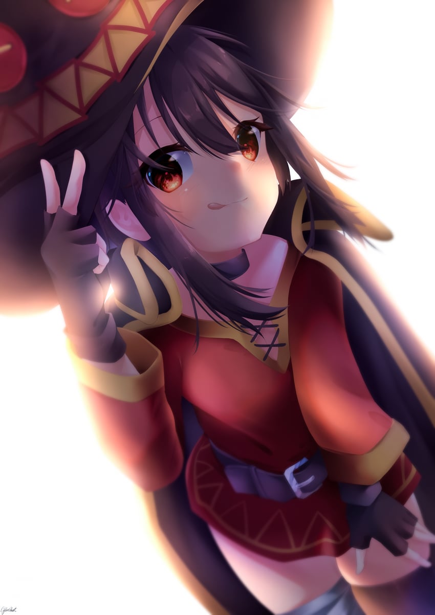 megumin (kono subarashii sekai ni shukufuku wo!) drawn by cyan_paint