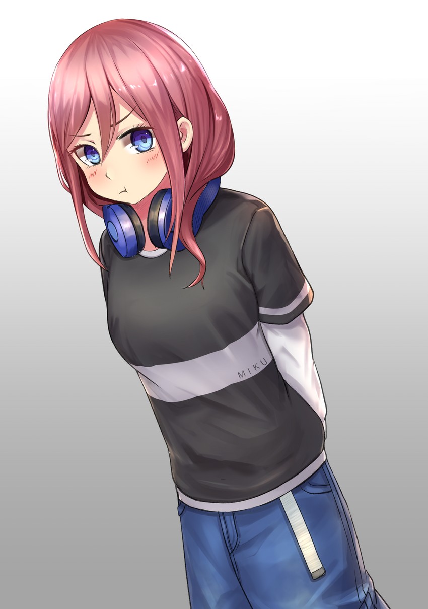 nakano miku (go-toubun no hanayome) drawn by kenko_(a143016)