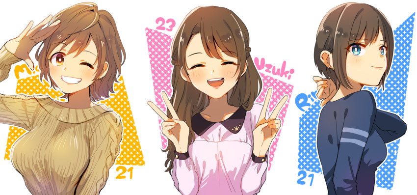 shibuya rin, shimamura uzuki, and honda mio (idolmaster and 1 more) drawn by toyosaka
