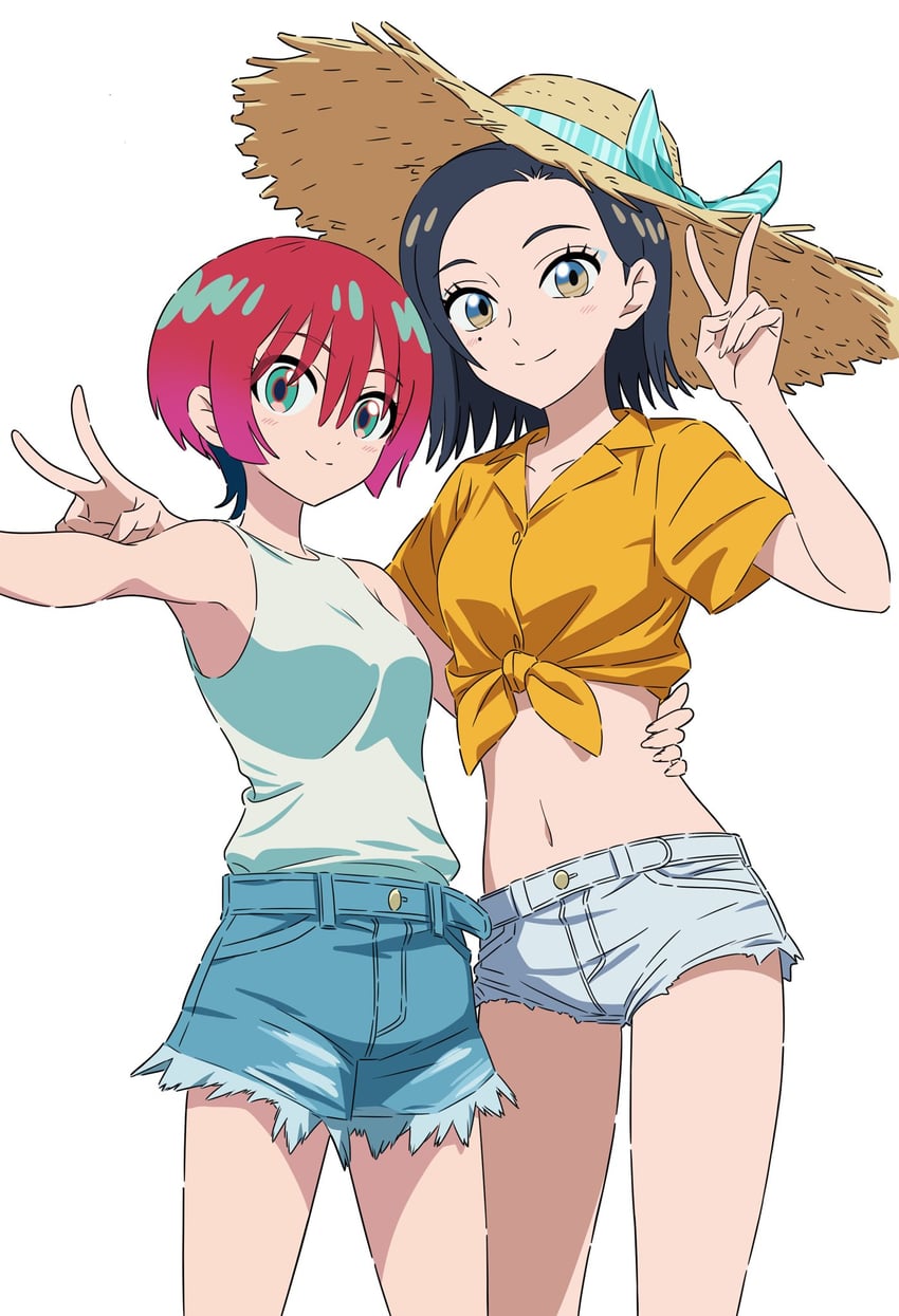 amate yuzuriha and comoli harcourt (gundam and 1 more) drawn by kousuke0912