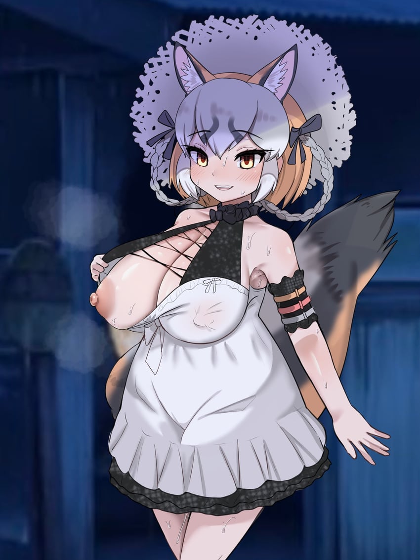 island fox (kemono friends and 1 more) drawn by aramaru