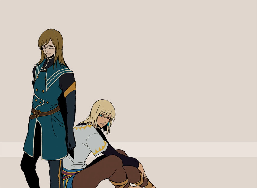 jade curtiss and peony ix (tales of and 1 more) drawn by tsukiko_(doll_house)