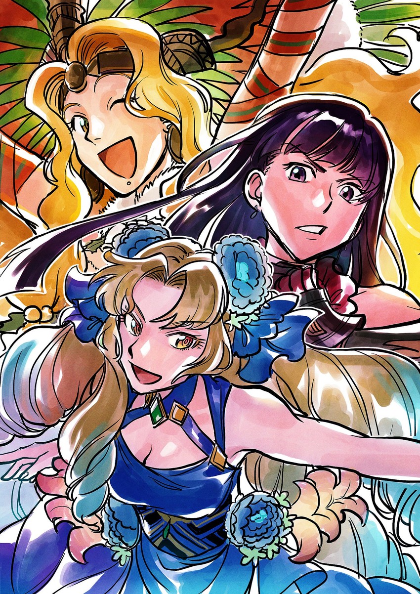 martha, quetzalcoatl, and astraea (fate and 1 more) drawn by elizabeth_(tomas21)