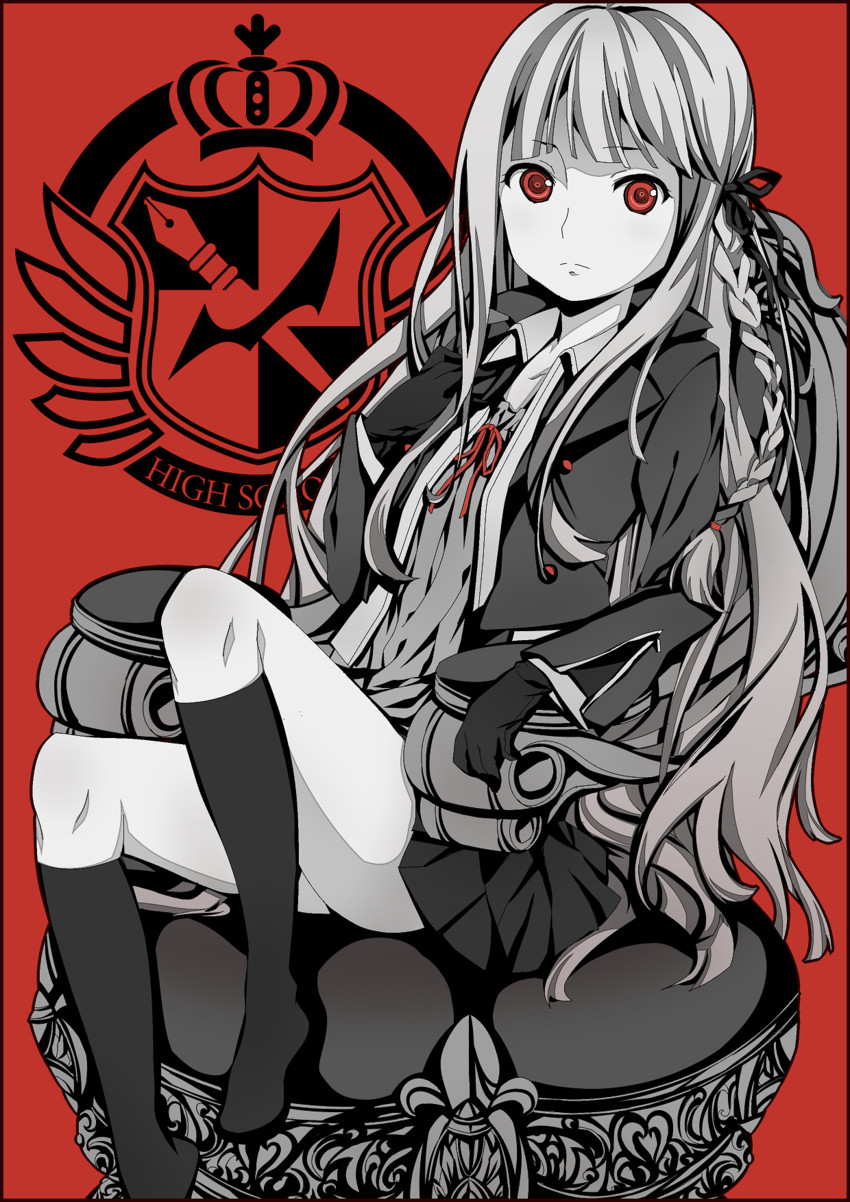 kirigiri kyoko (danganronpa and 1 more) drawn by satou_(una-vittima)