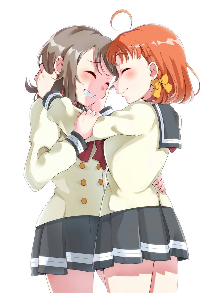 watanabe you and takami chika (love live! and 1 more) drawn by igarashi_kyouhei