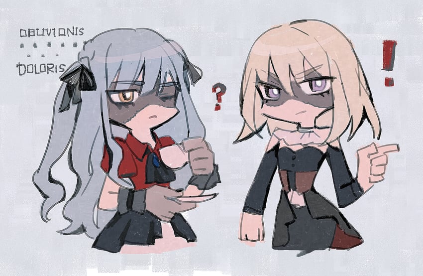 togawa sakiko, misumi uika, oblivionis, and doloris (bang dream! and 2 more) drawn by reiboubyou