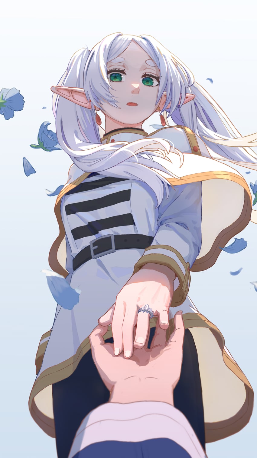 frieren and himmel (sousou no frieren) drawn by asuka-w