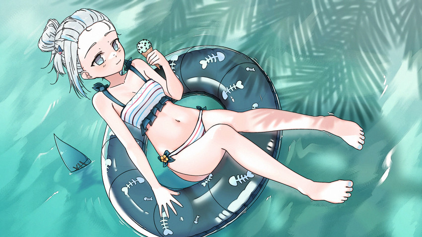 gawr gura (hololive and 1 more) drawn by lucasyecla99
