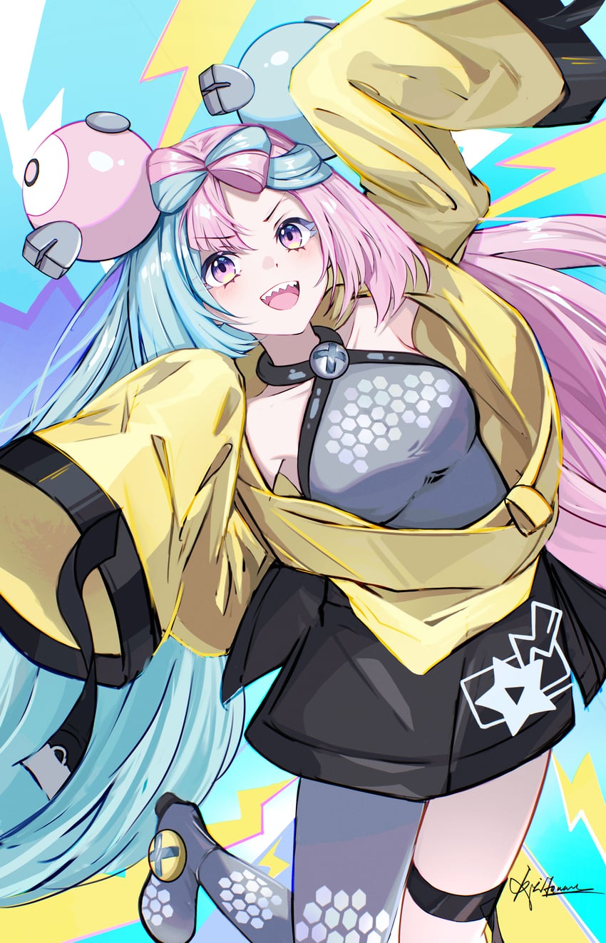 iono (pokemon and 1 more) drawn by neet_(jdud2284)