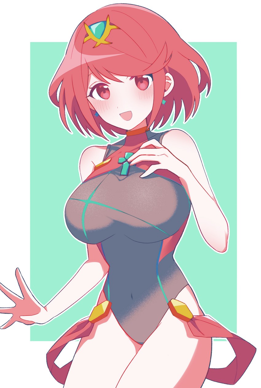 pyra (xenoblade chronicles and 1 more) drawn by kotohatoko510