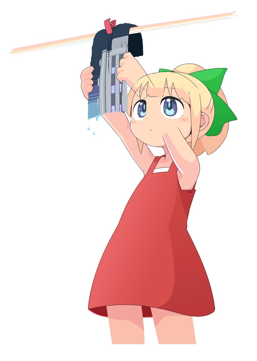 roll (mega man and 1 more) drawn by slyger_ex