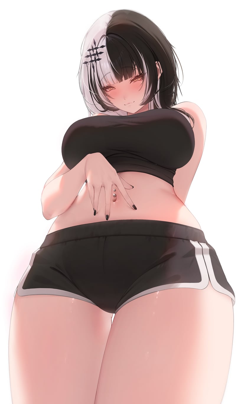 shiori novella (hololive and 1 more) drawn by prab