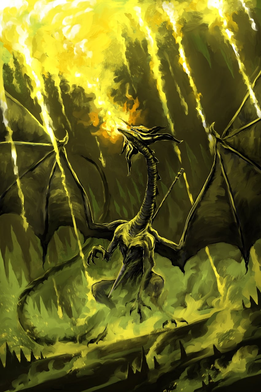 sinh the slumbering dragon (dark souls and 1 more) drawn by alivewake