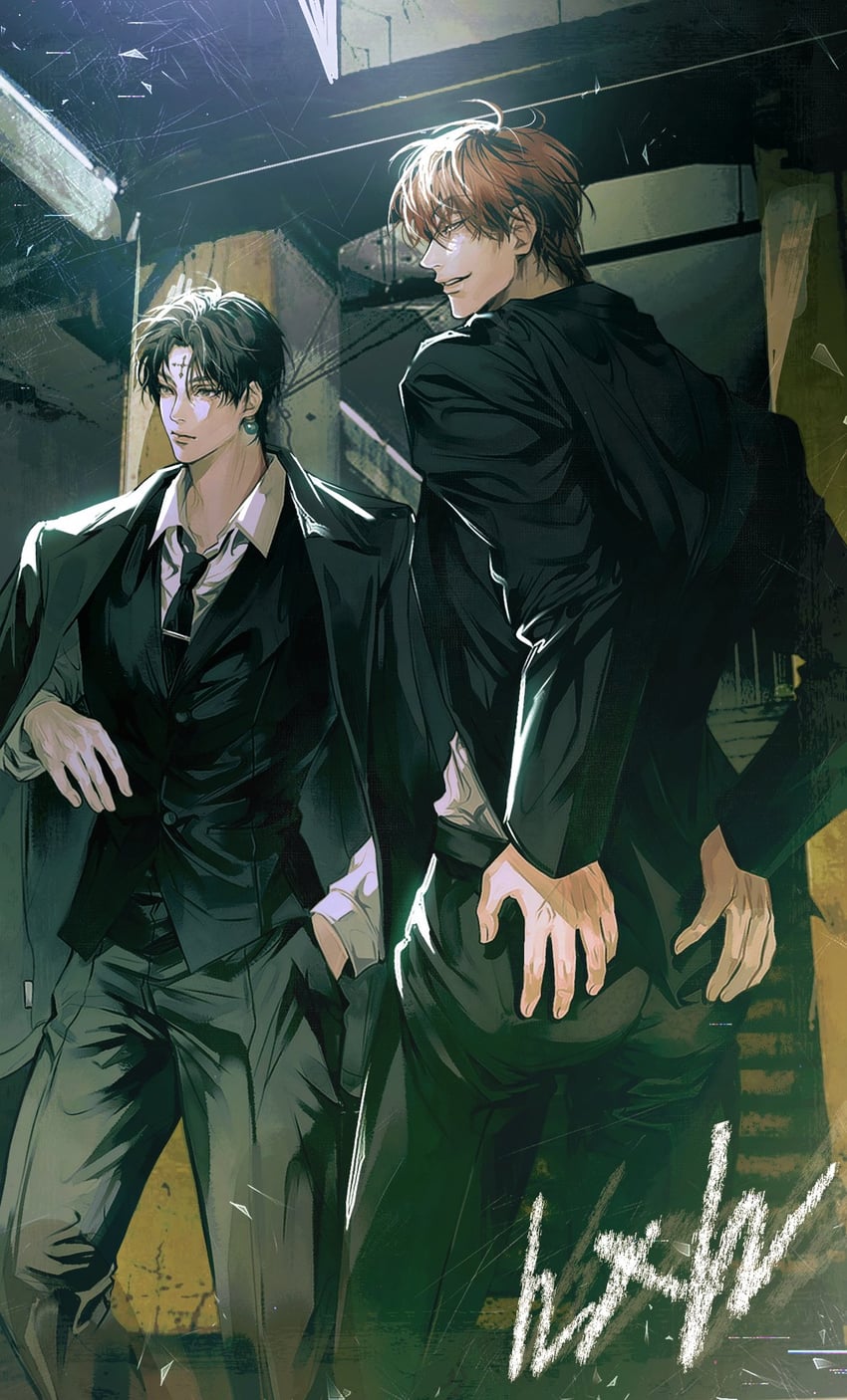 hisoka morow and chrollo lucilfer (hunter x hunter) drawn by soyung_pi