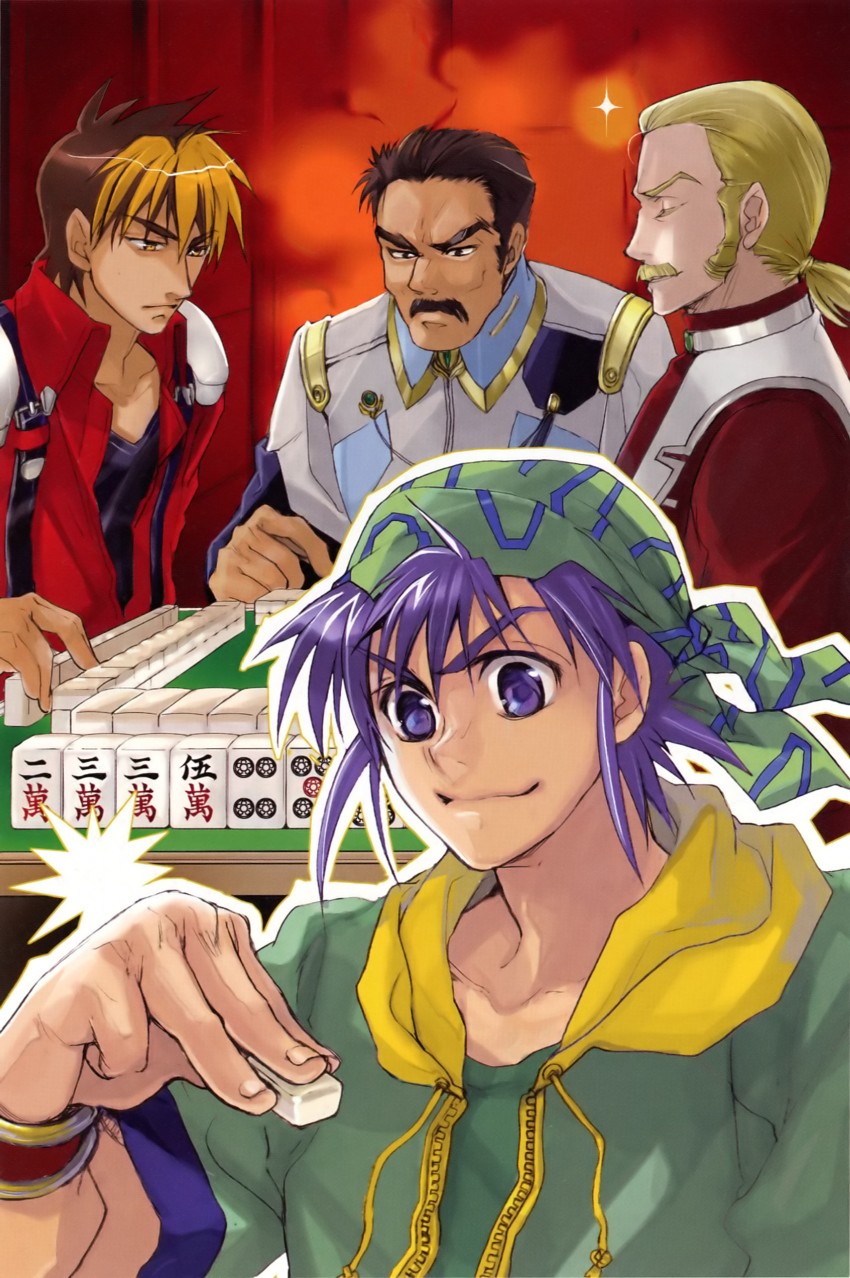kyousuke nanbu, tasuku shinguji, kai kitamura, and sean webley (super robot wars and 1 more) drawn by kuramoto_kaya