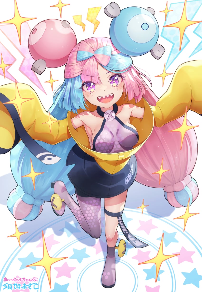 iono (pokemon and 1 more) drawn by suga_masashi