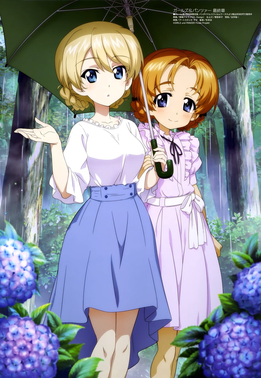 darjeeling and orange pekoe (girls und panzer and 1 more) drawn by aoyagi_akira