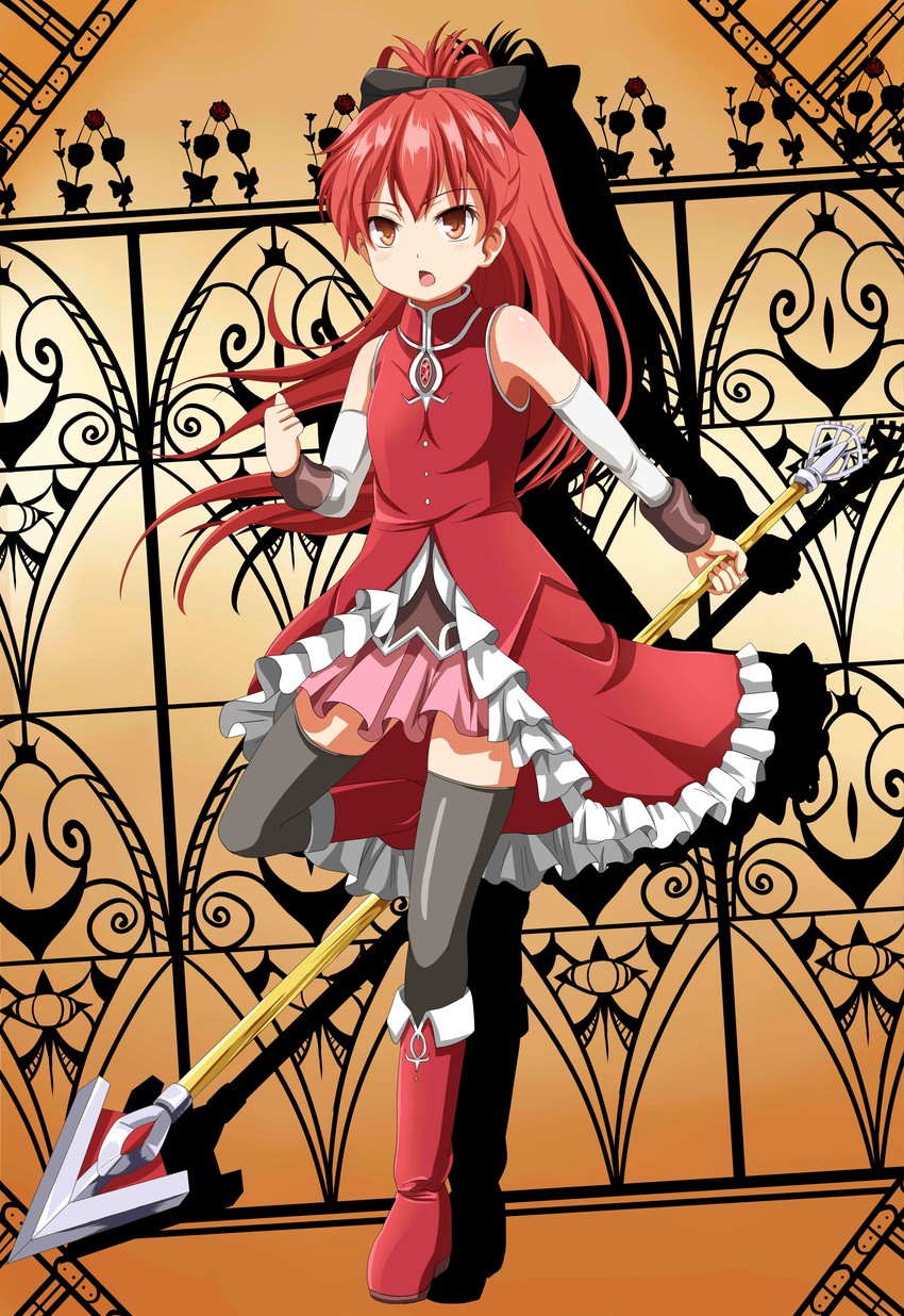 sakura kyoko (mahou shoujo madoka magica) drawn by e.o.