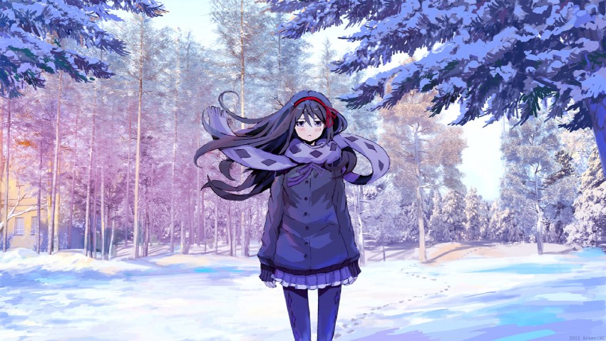 akemi homura (mahou shoujo madoka magica) drawn by arsenixc