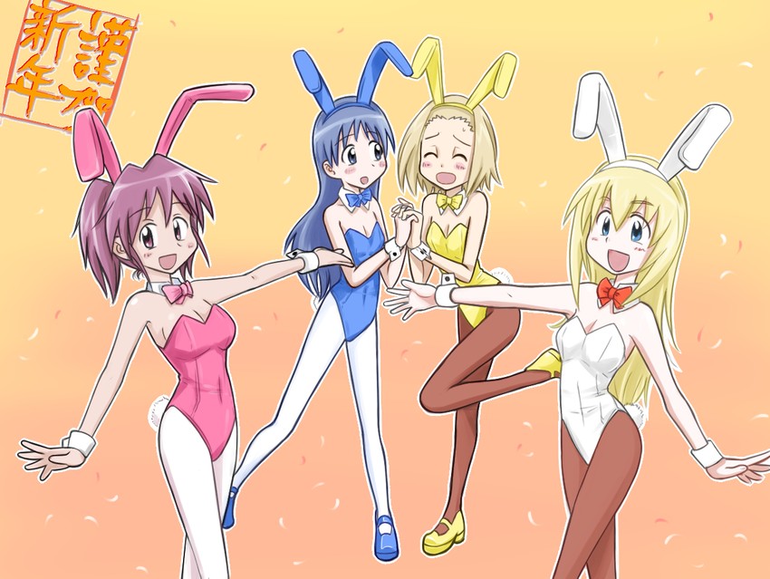kajiwara sora, asou natsumi, kate, and torikai hazuki (sketchbook full colors) drawn by machijuu