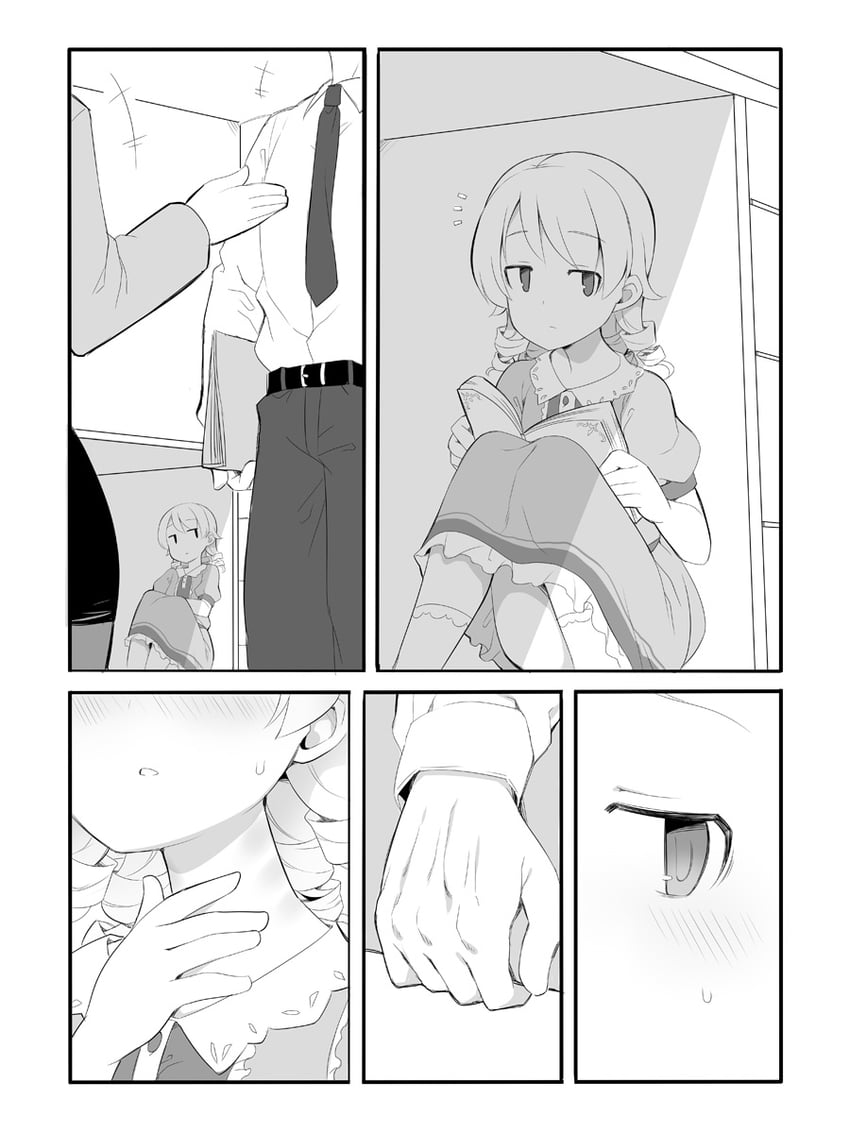 producer, morikubo nono, and senkawa chihiro (idolmaster and 1 more) drawn by uccow