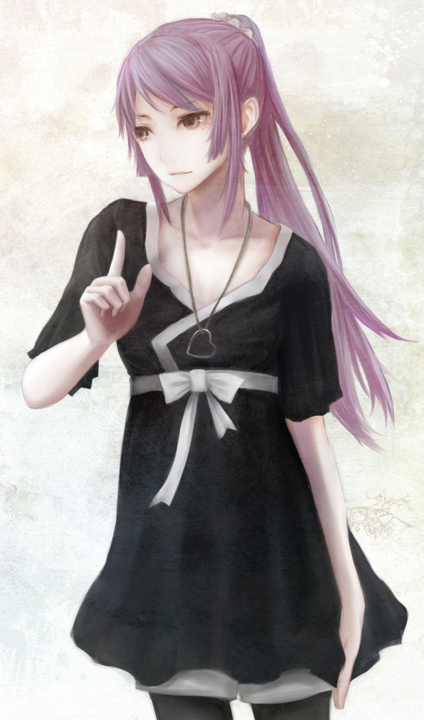 senjougahara hitagi (monogatari and 1 more) drawn by kushima_rei