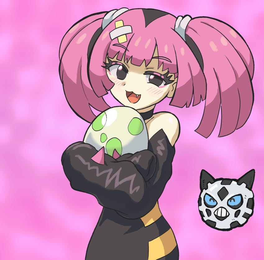 coral and glalie (pokemon and 1 more) drawn by takamame